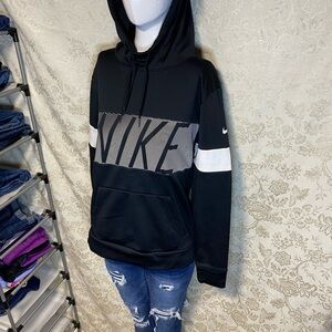 Nike Men's Black and Gray Hoodie